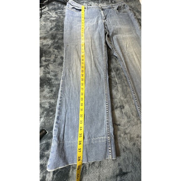 Coldwater Creek button fly raw hem crop jean Size 16 - Picture 2 of 13